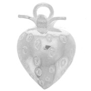 17x11mm 925 Sterling SilverStrawberry charm x1