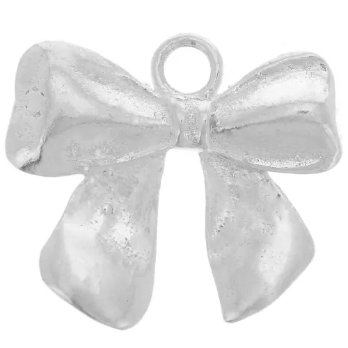 14x16mm 925 Sterling Silver Charm bow x1