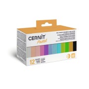 Assortment of 12 Pastel Cernit clay colors x1|raw }}