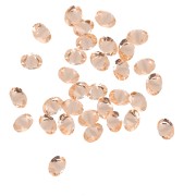 Resin-bonded loose crystal stones - Joblot PureCrystal - 1 to 6 mm - Light Peach x10g