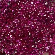 Resin-bonded loose crystal stones - Joblot PureCrystal - 1 to 6 mm - Fuchsia x10g