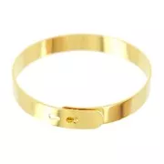 Bracelet padlock 60 mm gold tone HQ x1