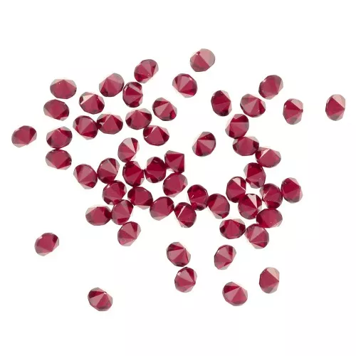 Resin-bonded loose crystal stones - Joblot PureCrystal - 1 to 6 mm - Siam x10g