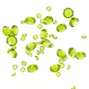 Resin-bonded loose crystal stones - Joblot PureCrystal - 1 to 6 mm - Olivine x10g|raw }}
