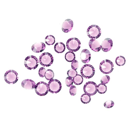 Resin-bonded loose crystal stones - Joblot PureCrystal - 1 to 6 mm - Amethyst x10g