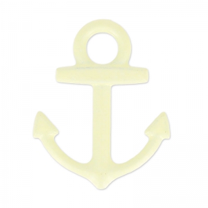 Coloured pendant anchor 15x18 mm Jonquil x1