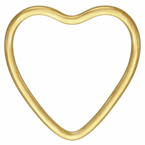14mm 19x18.5mm mounting and weaving ring - 19x18.5 mm - Gold x1