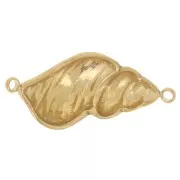 26x13mm 304L stainless steelShell spacer - Gold x1