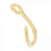 Pendant fisher hook  40 mm black nickel x1