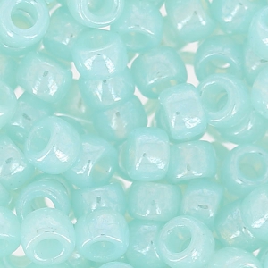 Matubo 7/0 Seed Beads - 3.5 mm Aqua Alabaster x 10 g