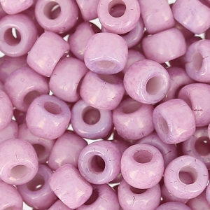 Matubo 7/0 Seed Beads - 3.5 mm Metallic Pink Luster x 10 g