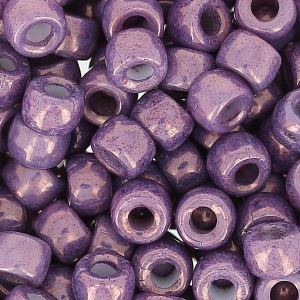 Matubo 7/0 Seed Beads - 3.5 mm Opaque Luster Amethyst x 10 g