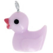 19x16mm Resin Duck Charm - Lilac x1