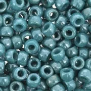 Matubo 7/0 Seed Beads - 3.5 mm Opaque Dark Blue Turquoise Luster x10g