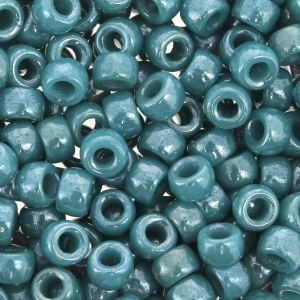 Matubo 7/0 Seed Beads - 3.5 mm Opaque Dark Blue Turquoise Luster x10g