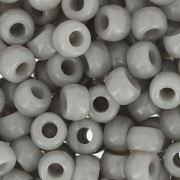 Matubo 7/0 Seed Beads - 3.5 mm Opaque Gray x 10 g