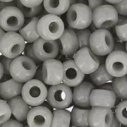 Matubo 7/0 Seed Beads - 3.5 mm Opaque Gray x 10 g