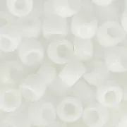 Seed beads Matubo 7/0 - 3.5 mm Opaque White x10g