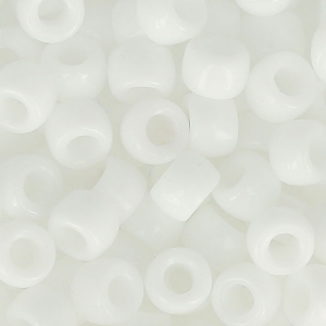 Matubo 7/0 Seed Beads - 3.5 mm Opaque White x 10 g