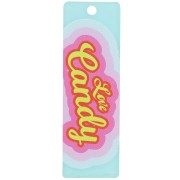 60x20mm Plexiglas Chewing gum rectangle pendant - Love Candy Blue - Pink x1|raw }}