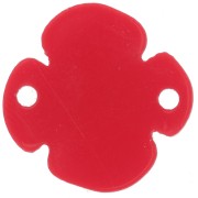 16mm Plexiglas Poppy Spacer - Red x1