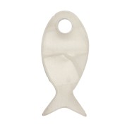 14x6mm Plexiglas Fish charm - Imitation Mother-of-Pearl x1|raw }}