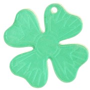 29mm Plexiglas clover pendant - mirror effect - Green x1|raw }}