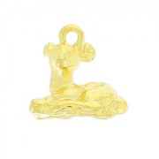 Fawn Charm 11 mm gold tone x1|raw }}