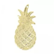 Pineapple pendant 43 mm gold tone x1
