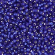 Seed beads Miyuki 11/0 20F - Cobalt Silver Lined Mat x8g