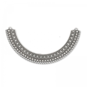 Spacer for necklace 117x17mm Antique Silver Plating x1