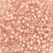 Seed beads Miyuki 11/0 23F - Light Blush Silver Lined Mat x8g