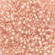 Seed beads Miyuki 11/0 23F - Light Blush Silver Lined Mat x8g