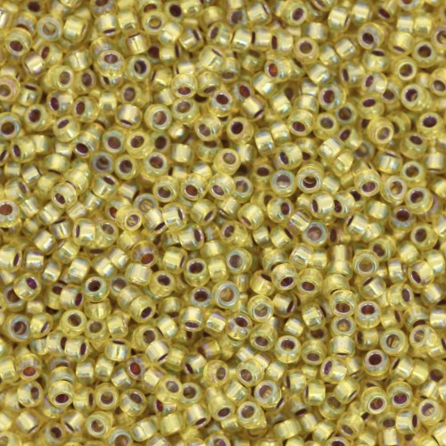 Seed beads Miyuki 15/0 1006 - Silver Lined Yellow AB x8g