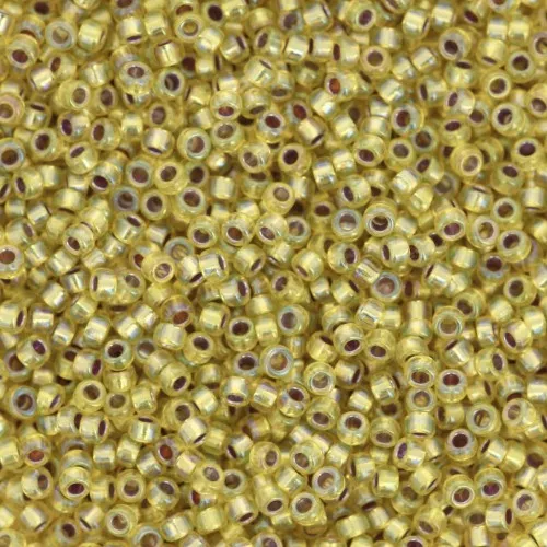 Seed beads Miyuki 15/0 1006 - Silver Lined Yellow AB x8g