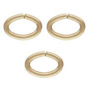 Gold filled ovals jumprings open4.6x3x0.64mm  x20|raw }}