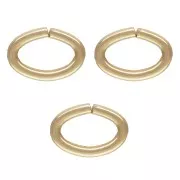Gold filled ovals jumprings open4.6x3x0.64mm  x20
