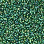 Seed beads Miyuki 15/0 1016 - Silver Lined Green AB x8g|raw }}