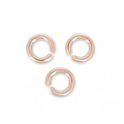 Rose Gold filled jumprings open 2.5x0.5 mm x50