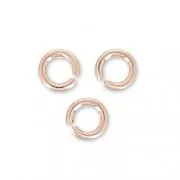 Rose Gold filled jumprings open 2.5x0.5 mm x50