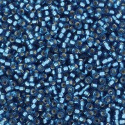 Seed beads Miyuki 15/0 25 - Silver Lined Capri Blue x8g|raw }}