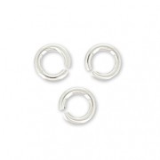 Jumprings open 2.5x0.5mm 925 Sterling Silver x50|raw }}
