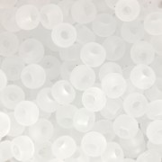 Seed beads Miyuki 6/0 131F - Crystal Mat x8g