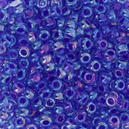 Seed beads Miyuki 8/0 353 - Cobalt Lined Sapphire AB x8g
