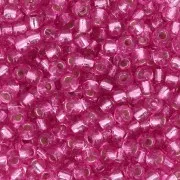 Seed beads Miyuki Duracoat 8/0 4267 - Silver Lined Dyed Pink Parfait x8g
