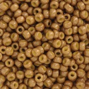 Seed beads Miyuki Duracoat 8/0 4460 - Dyed Opaque Toast x8g