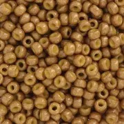 Seed beads Miyuki Duracoat 8/0 4460 - Dyed Opaque Toast x8g