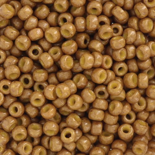 Seed beads Miyuki Duracoat 8/0 4460 - Dyed Opaque Toast x8g