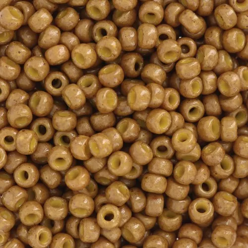 Seed beads Miyuki Duracoat 8/0 4460 - Dyed Opaque Toast x8g