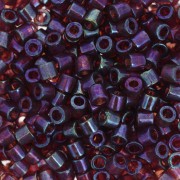 Miyuki Delica 8/0 DBL0104 - Transparent Claret Rainbow Gold Luster x8g|raw }}